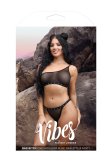 (image for) Bad Bitch One-Shoulder Bling Bralette & Panty