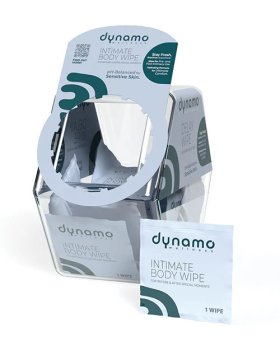Dynamo Wellness Intimate Body Wipe in Candy Bowl - 100pcs