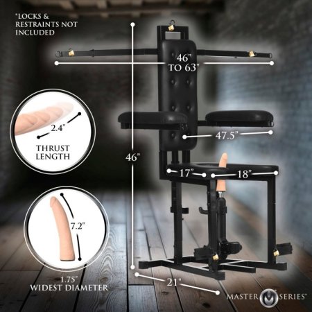 (image for) Enforcer Chair with Sex Machine