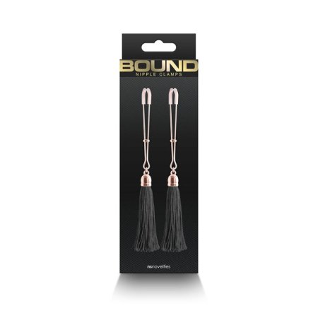 (image for) Bound Nipple Clamps - T1 - Black Tassel