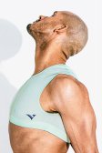 (image for) Unisex Small - Mini Crop Top Sheer - Mint