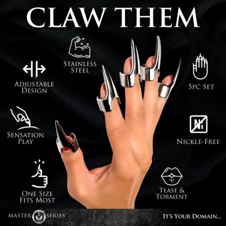(image for) Clawed 5pc Sensation Play Rings
