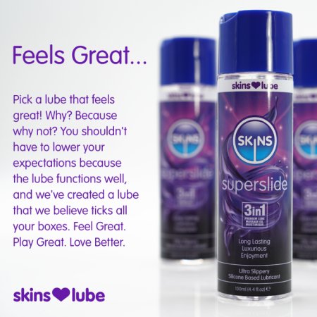 (image for) Skins Super Slide Silicone Based 4.4oz