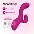 (image for) Blush - Quinn - warming Rabbit Vibrator - Burgundy