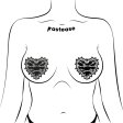 (image for) Barbed Wire Heart Pasties Reflective
