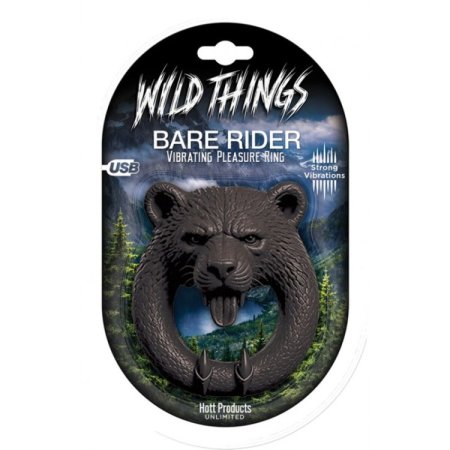 (image for) WILD THINGS - ANIMAL RINGS BEAR RIDER 10 FUNCTION LIQUID SILICONE