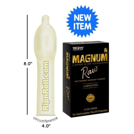 (image for) Trojan Magnum Raw Condoms - 10pk