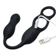 (image for) Hyper Thrusting and Vibrating Anal Plug with C-Ring