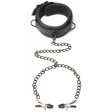 (image for) Collared Temptress Collar/Nipple Clamps