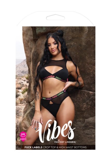 (image for) Fuck Labels Crop Top & High Waist Bottoms