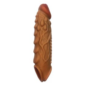 SKINSATIONS- BUMP & GRIND- Raised Bumps Penis Sleeve with Scrotum Strap