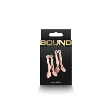 (image for) Bound Nipple Clamps - C1 - Rose Gold