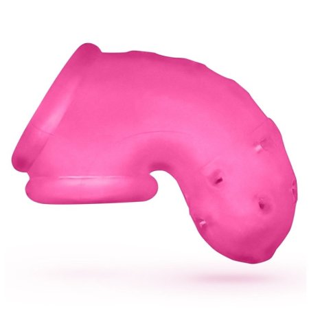 (image for) AIRLOCK, air-lite vented chastity, PINK ICE
