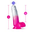 (image for) B Yours Sugar Magnolia 7" Dildo Fuchsia