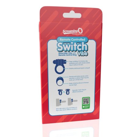 (image for) Screaming O Remote Controlled Switch Vibrating Ring - Blue