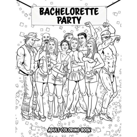 (image for) Bachelorette Party Colouring Book *