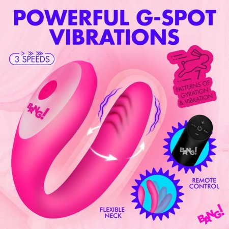 (image for) Gyrating G-Spot Vibrator - Pink