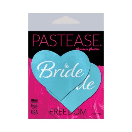 (image for) 'Bride' Heart Pasties - Robin Egg Blue