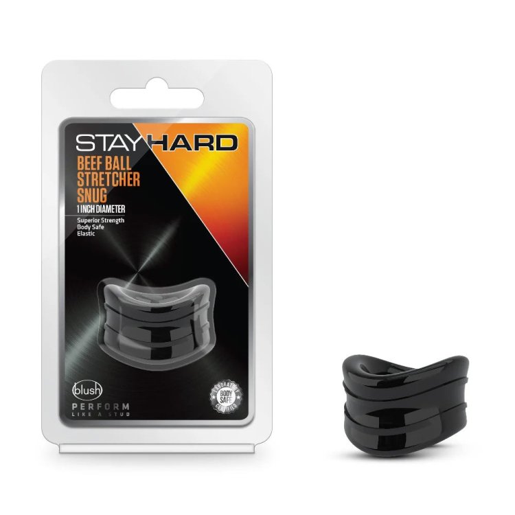 (image for) Stay Hard Beef Ball Stretcher Snug 1\"