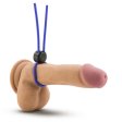 (image for) Stay Hard Silicone Loop Cock Ring - Blue