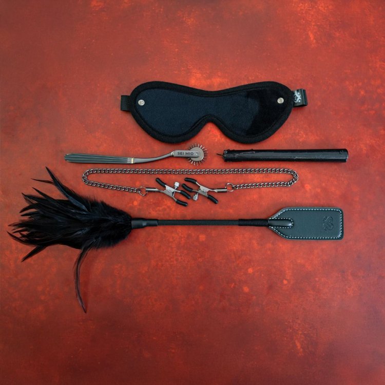 (image for) SEI MIO - Fetish Feels - Sensuous 5 Piece Sensation Kinky Kit