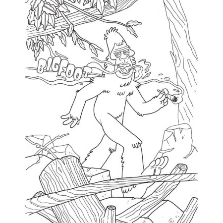 (image for) Who Smokes Weed Colouring Book