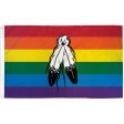 (image for) Two Spirit Rainbow Flag 3x5' Polyester