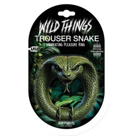 WILD THINGS - ANIMAL RINGS TROUSER SNAKE 10 FUNCTION LIQUID SILICONE