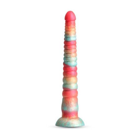 (image for) Colours - Stacked - 12" Dildo - Red/Gold