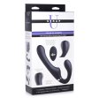 (image for) 10X Mighty Rider Vibrating Strapless Strap-on - Black