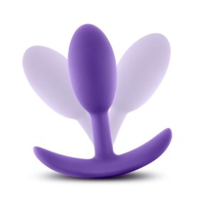 Luxe Wearable Vibra Slim Plug Sm- Purple Luxe Wearable Vibra Slim Plug Sm- Purple