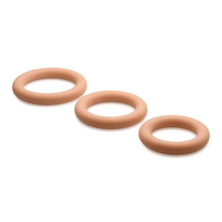 (image for) JOCK Discrete Silicone CockRing Set Tan