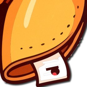 Sweet Golden Fortune Cookie Pasties