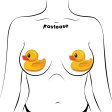 (image for) Rubber Duck Breast Pasties in Bright Yellow