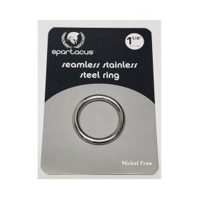 Seamless Stainless Steel Ring 1.25" Seamless Stainless Steel Ring 1.25"