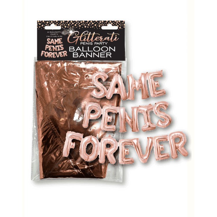 (image for) Same Penis Forever Balloon Banner