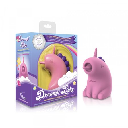 (image for) TESTER - Dreamii Licks Licking Unicorn Stimulator - Mystical Pink