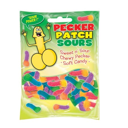 (image for) Pecker Patch Sour Gummies. 12pcs Counter Display