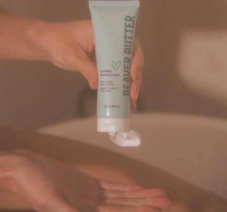 (image for) TESTER - Beaver Butter SOOTHING SHAVING CREAM 3OZ