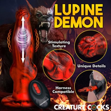 (image for) Hell Wolf Thrusting & Vibrating Silicone