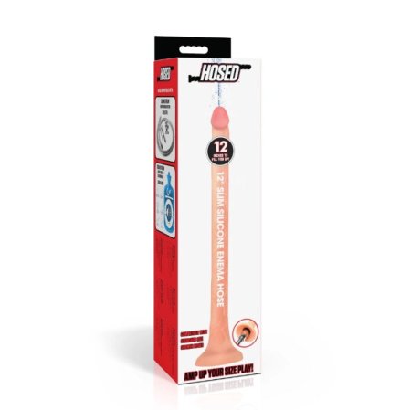 (image for) 12" Slim Silicone Enema Hose