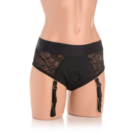 (image for) Seductress L/XL Lace Crotchless Harness*