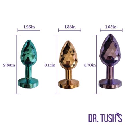 (image for) Dragon Pearls – Progressive Metal Anal Plug Set (Small • Medium • Large)