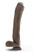 (image for) Dr Skin Mr Ed 13" Dildo - Chocolate