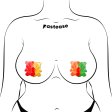 (image for) Gummy Bear Pasties in Red, Yellow, Orange & Green