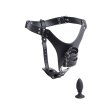 (image for) Male Chastity Harness Silicone Anal Plug