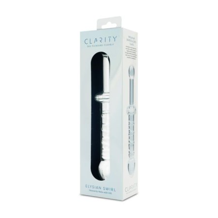(image for) Clarity - Glass Dildo - Elysian Swirl