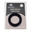 (image for) Wide Silicone Donut Ring - Black 1.5"
