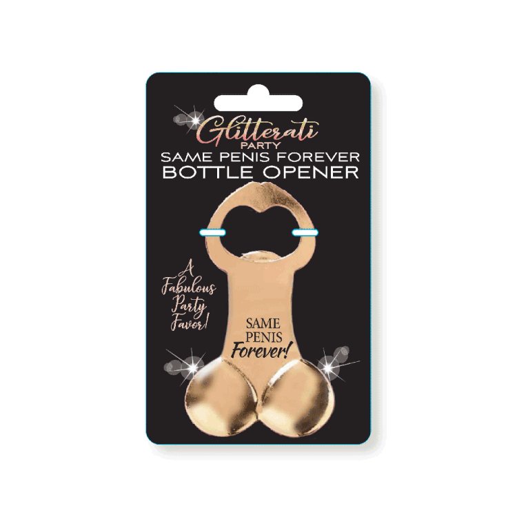 (image for) Glitterati Bottle Opener - Same Penis