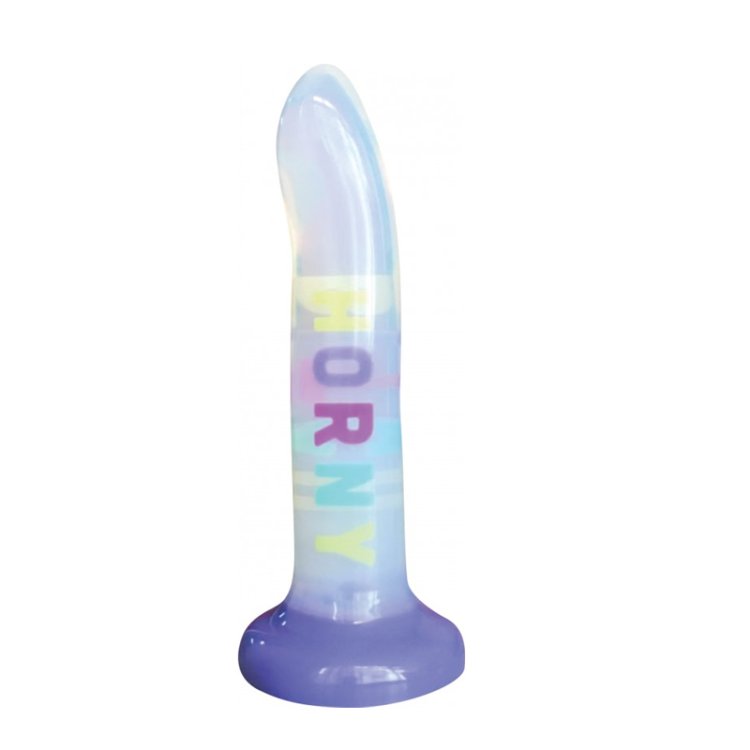 (image for) COTTON CANDY - HORNY BITCH 8\" DILDO (SILCONE)